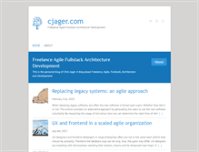 Tablet Screenshot of cjager.com